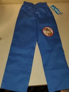 Rari pantaloni vintage Wormser Alf patch giovanili taglia L7 made in USA nuovi con etichette - Foto 1 di 4