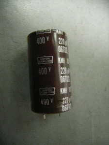 CANTIDAD 5 - 220UF 400V CONDENSADOR ELECTROLÍTICO A PRESIÓN NIPPON KMH400VN221M25X45T2 - Imagen 1 de 3