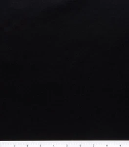 BLACK SOLID SATIN POLYESTER FABRIC 46X43 INCHES 1.25 YARDS - Picture 1 of 1