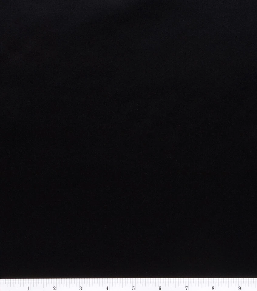 BLACK SOLID SATIN  POLYESTER  FABRIC  46X43 INCHES   1.25 YARDS - Image 1 of 1