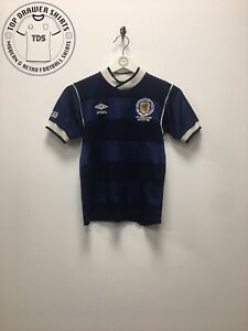 Scotland 1985/1988 Mexico 1986 World Cup home football shirt Youth 30/32"