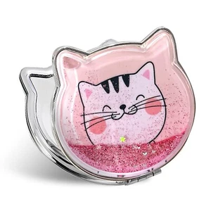 Compact Mirror, Travel Makeup Mirror for Handbag Pocket Wallet, Portable Doub... - Picture 1 of 7