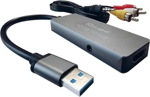 All-in-One HDMI & RCA Capture Card for Streaming & High-Quality Video Transfers - Picture 1 of 9