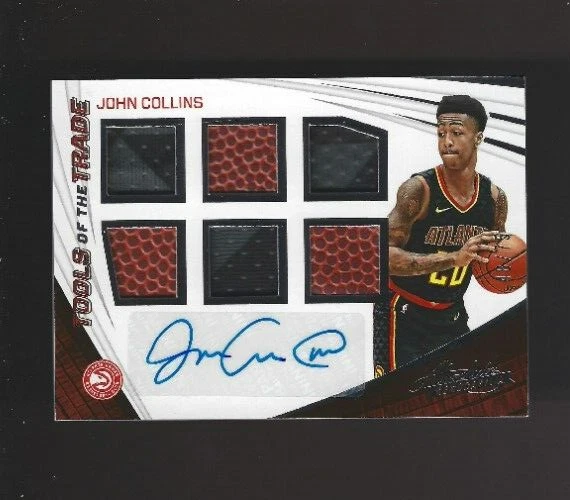 2017-18 John Collins Panini Absolute Tools of the Trade Auto #TT6-JC RC 48/75 - Image 1 of 2