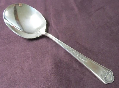 ALLADIN 1923 Bayas o Cuchara para Servir Rogers Plateado Sin Monogramas Foto 1 de 4