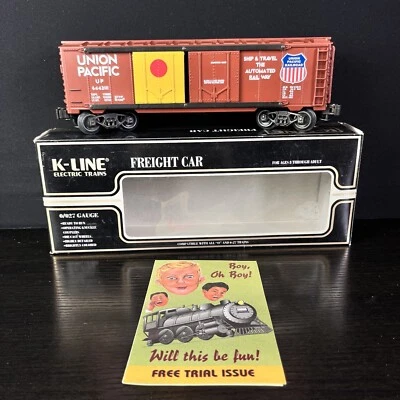 K-Line K644-2111 Union Pacific Classic Double Door Reefer Car #6442111 NEW - Image 1 of 4