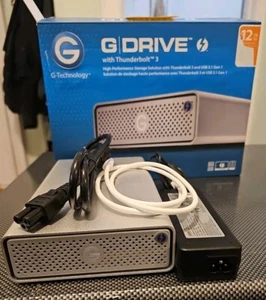 G-Technology G-DRIVE 12TB Thunderbolt 3 USB 3.0 External Hard Drive for PC/MAC - Picture 1 of 3