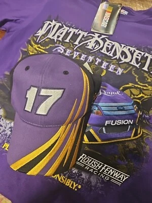 MATT KENSETH #17 CORONA REAL CAMISA Y GORRA LG CAMISA SOMBRERO AJUSTABLE NASCAR CONJUNTO DE REGALO Foto 1 de 4