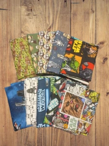 10 Fat Quarters - Assorted Star Wars Fat Quarter Bundle - Picture 1 of 2
