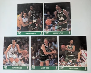 Vintage 1990 NBA Hoops Action Photos CELTICS REGGIE LEWIS Basketball 8x10 - Picture 1 of 3