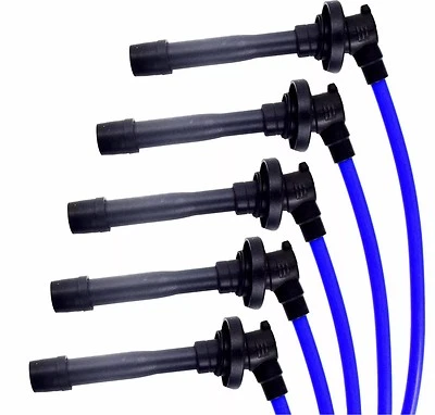 CABLES DE BUJÍA AZUL RACING 10,2 MM MOTOR HONDA PRELUDE H22 VTEC 1997-2002 Foto 1 de 4
