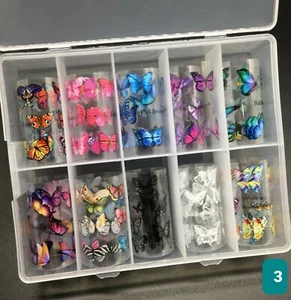 nail transfer foil,foil For Acrylic Nails, foil para uñas acrilicas,nail art  - Picture 1 of 1