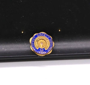 Commonwealth Edison Lapel Pin Employee Service 9 Years Safety Vintage Screw Back - Picture 1 of 5