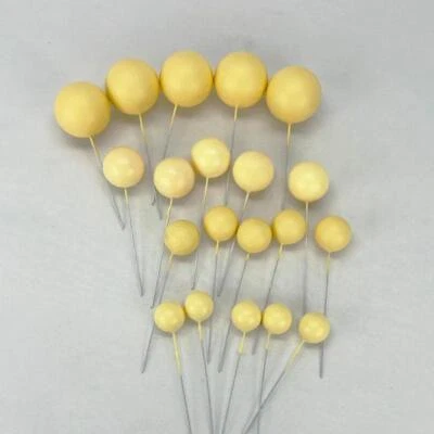 20 peças enfeites de bolo de feliz aniversário prata dourada - Faça você mesmo bandeira de cupcake, casamento, Chris - Imagem 1 de 4