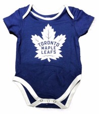 Toronto Maple Leafs NHL Hockey Cuddle & Play 3 Piece Fold Over Neck Creeper Set