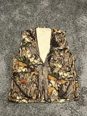 Mount'n Prairie Vest Adult Medium Camo Hunting Vest Pockets Pouch Deer Duck Mens - Image 1 of 4