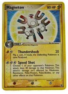 Magneton 27/112 Rare EX Fire Red Leaf Green WOTC NM W/eBay Shipping - Picture 1 of 3