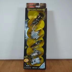 Batman Robin KENNER DIE CAST METAL 5 VEICOLI PRESSOFUSI, nuovo con scatola 1997 JM4 - Foto 1 di 19