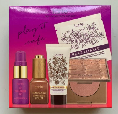 Tarte Play It Safe Essentials Brazilliance/Maracuja/Tarteguard/Amazonian Bronzer - Image 1 of 4