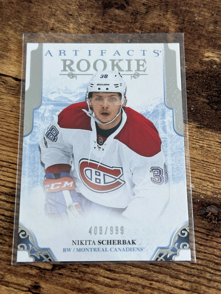 2017-18 Artifacts #172 Nikita Scherbak Rookie /999 - Image 1 of 1