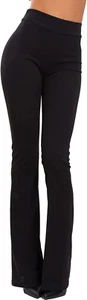 Pantaloni Donna Campana Aderenti Zampa Elefante Elasticizzati Hot Sexy JL-2148 - Foto 1 di 12