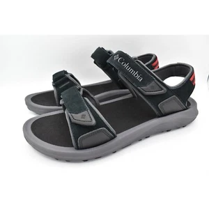 Columbia Sportswear Mens Size 12 Trailstorm Hiker Black Grey Open Toe Sandals - Picture 1 of 13