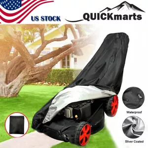 Cubierta impermeable 420D para cortacésped de empuje resistente al polvo protector solar UV universal - Imagen 1 de 10
