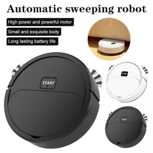Saugroboter Bodenwischmaschine Kehrmaschine 3 in 1 Smart Dust Auto Sweeper USB - Bild 1 von 26