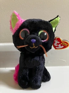 TY BEANIE BOO LICORICE THE CAT 15CM BRAND NEW WITH TAGS HALLOWEEN BOOS - Picture 1 of 1