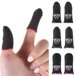 For Gamer Sweatproof Anti-slip Touch Screen Game Fingertip Gloves Finger Cots - Picture 1 of 18