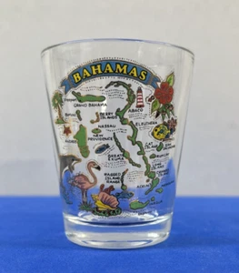 Schnapsglas-Shooter - Bahamas - mit Orten Ragged Island Range, Abaco, Eleuthera - Bild 1 von 6