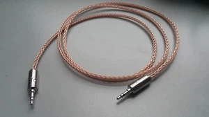 8N OCC Stereo 3,5 mm MINI Stecker AUX Audio Kabel Furutech FT-735 Rhodium Stecker - Bild 1 von 3