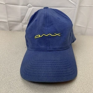 Vintage Reebok DMX Fitted Hat Size M-XL (Very Worn) Blue - Picture 1 of 15