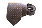 Robert Talbott Men's Tie Brown/Geometric Width: 3.25" Length: 58"