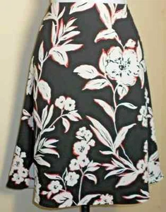White House Black Market Women's Floral Soft A-Line Skirt Size 14 NWOT - Picture 1 of 4