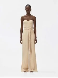 ROKH for H&M – Size US 16 – EU 48 - Wool-blend Pants with Belt - Picture 1 of 6