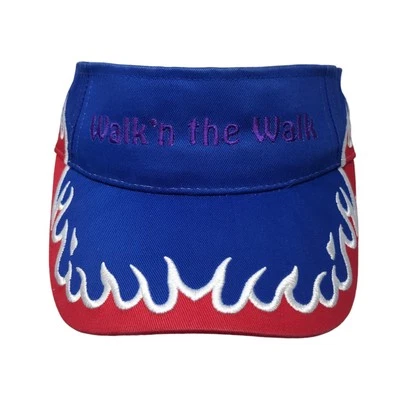 Chapéu viseira Walk'n The Walk Strapback azul tamanho único bordado Otto - Imagem 1 de 4