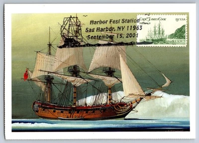 #1733 Captain James Cook Maxi Card w/Pictorial Cancel - Image 1 of 2