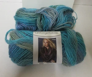 1+ Skein Red Heart Boutique Unforgettable Yarn #4 Tidal Acrylic 6.7oz Total - Picture 1 of 3