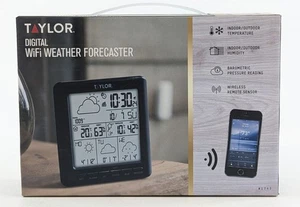 Taylor Digital WiFi Estación Meteorológica Previsor con Sensor Remoto Inalámbrico - NUEVO - Imagen 1 de 5