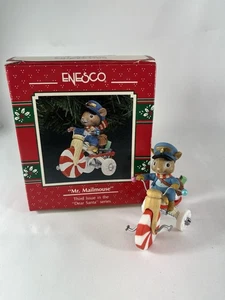 Adorno de Navidad Enesco 1991 Sr. Mailmouse” 3er de la serie Dear Santa - Imagen 1 de 8
