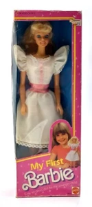 Vintage 1984 Snap & Tie My First Barbie Puppe / Easy to Dress / Mattel 1875 NrfB - Bild 1 von 9