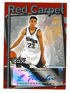 KEVIN MARTIN 2004 TOPPS LUXURY BOX BASKETBALL MAIN RESERVED AUTOGRAPH RC # 4/10 - Picture 1 of 2