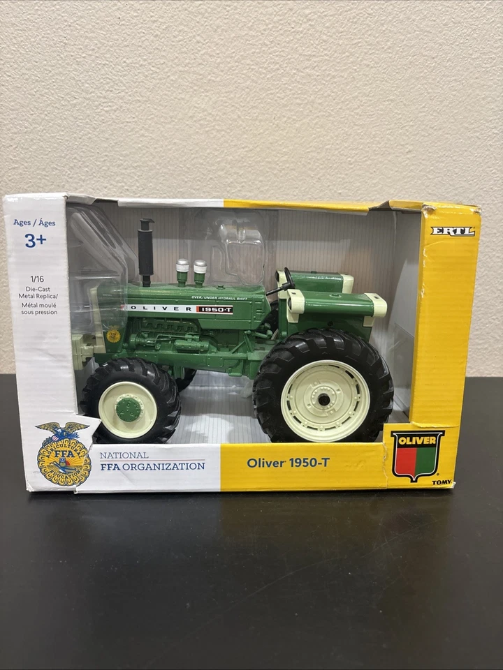 Oliver 1950-t Diesel Tractor 4wd FFA Ertl 1/16 Diecast