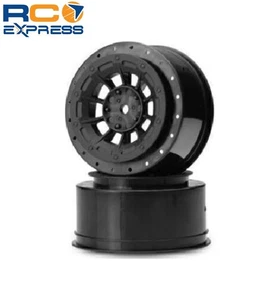 JConcepts Hazard 3mm Wider 12mm Hex Wheels SC10/4x4 Black (2) JCO3344B - Picture 1 of 2
