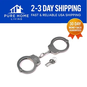 Esposas Double Lock Heavy Duty Police Edition - Equipo de seguridad de acero - Imagen 1 de 4