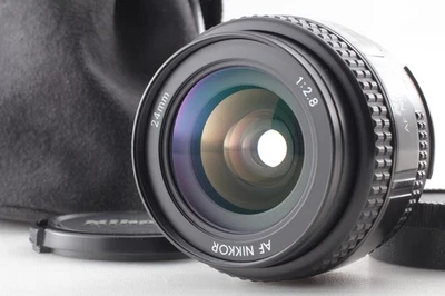 W / Case [COMO NUEVO] Nikon AF Nikkor 24mm f/2.8 Gran Angular Prime Lens JAPÓN - Imagen 1 de 4
