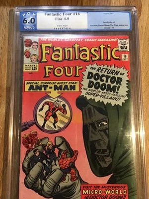 FANTASTIC FOUR #16 PGX 6.0 1ST ANT-MAN CROSSOVER!, - Image 1 of 3