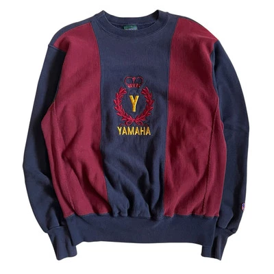 Suéter a rayas verticales para motocicleta Yamaha tejido profesional MV años 90 Foto 1 de 4