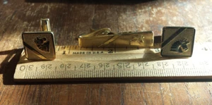 Horse Head Cufflinks & Tie Clip set - Picture 1 of 5